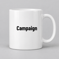 Campaign Mug in white