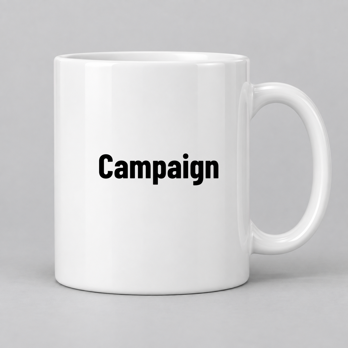 Campaign Mug in white