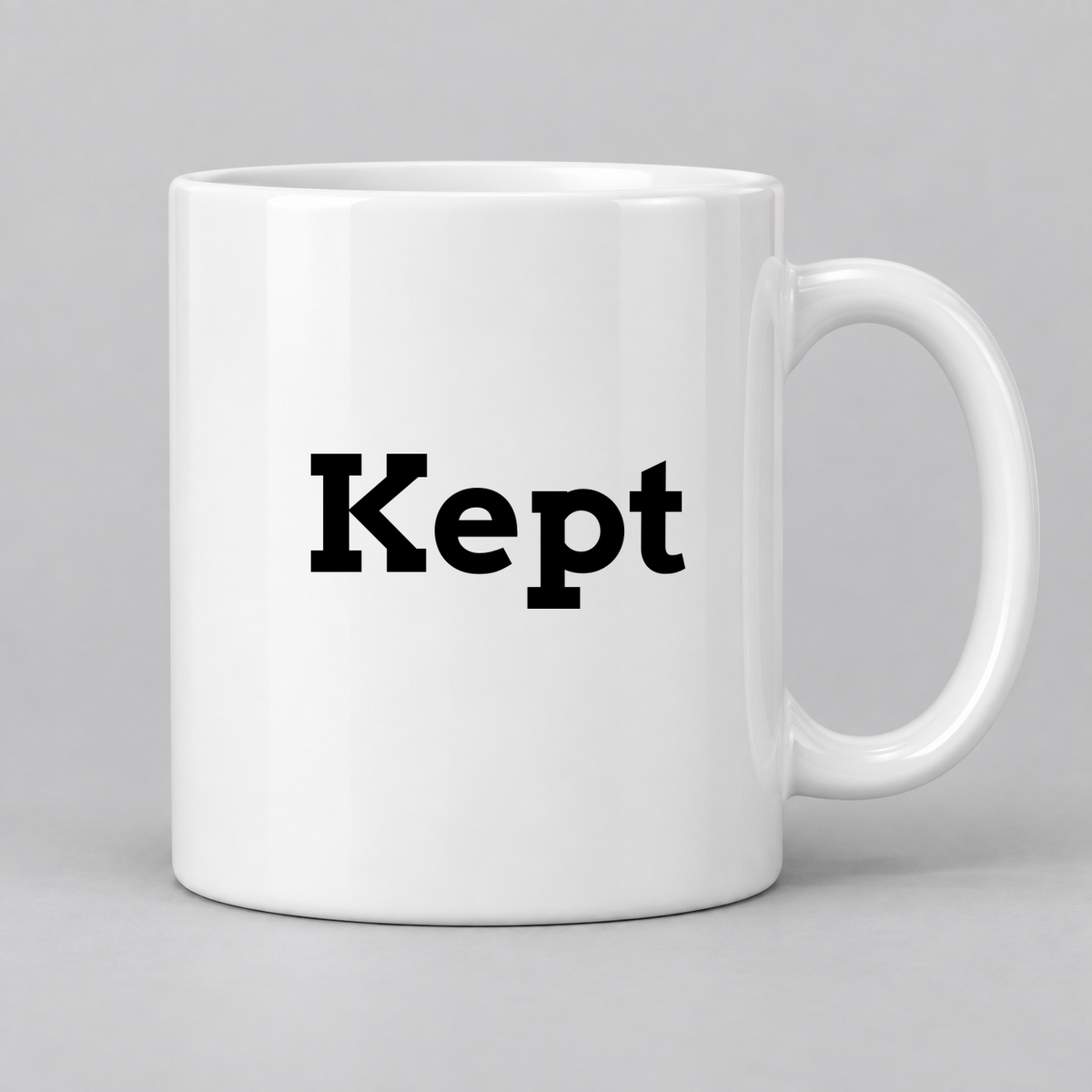 Kept Mug in white