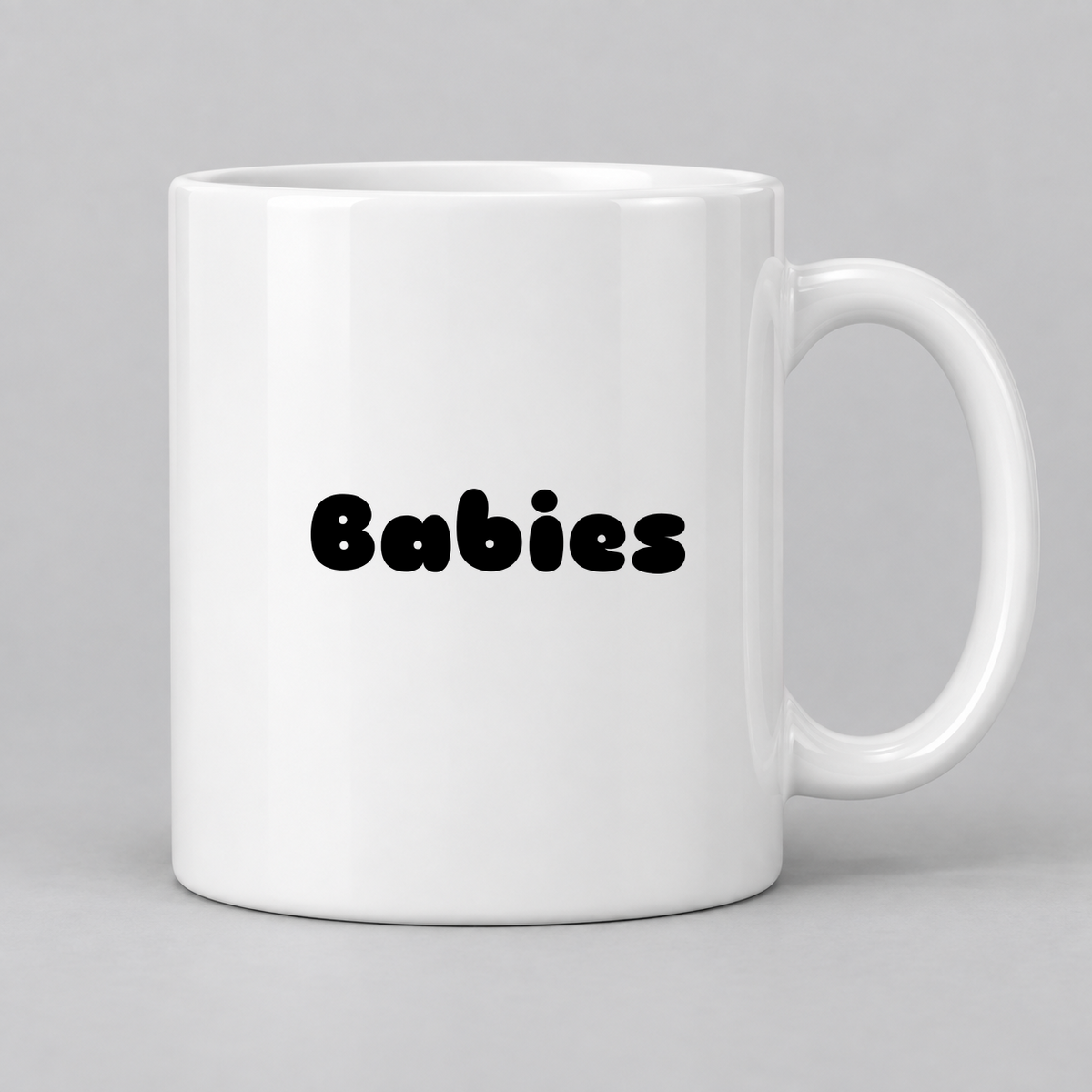Babies Mug in white