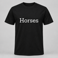 Horses T-Shirt in black
