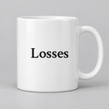 Losses Mug in white
