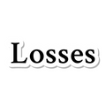 Losses die-cut sticker