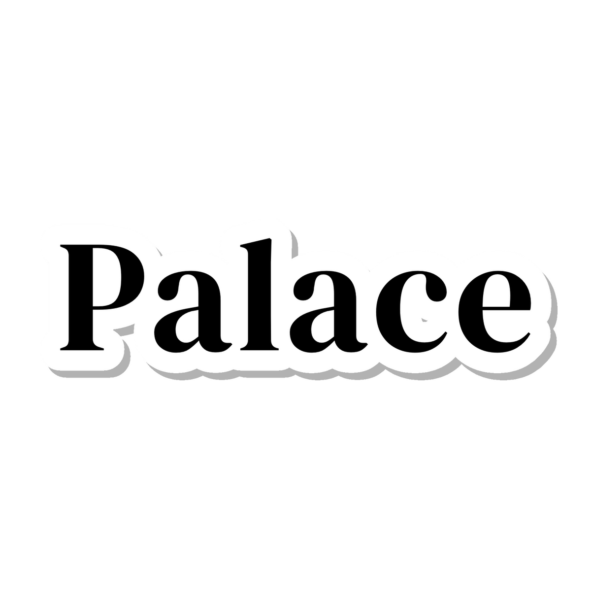 Palace die-cut sticker
