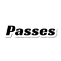 Passes die-cut sticker