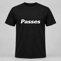 Passes T-Shirt in black