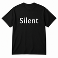 Silent T-Shirt in black