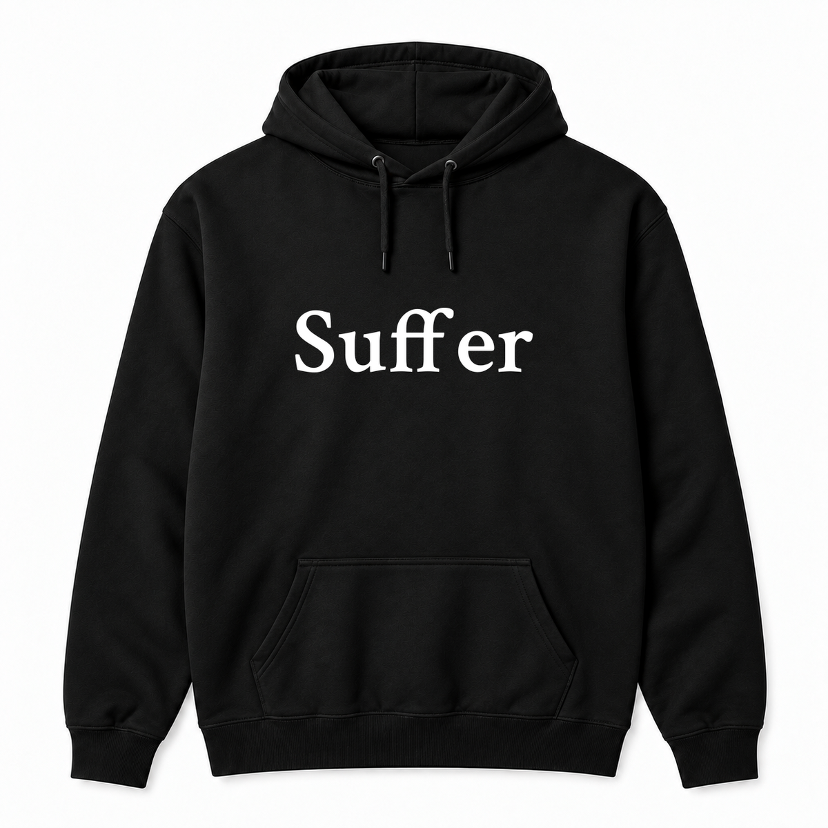 Suffer Hoodie in black