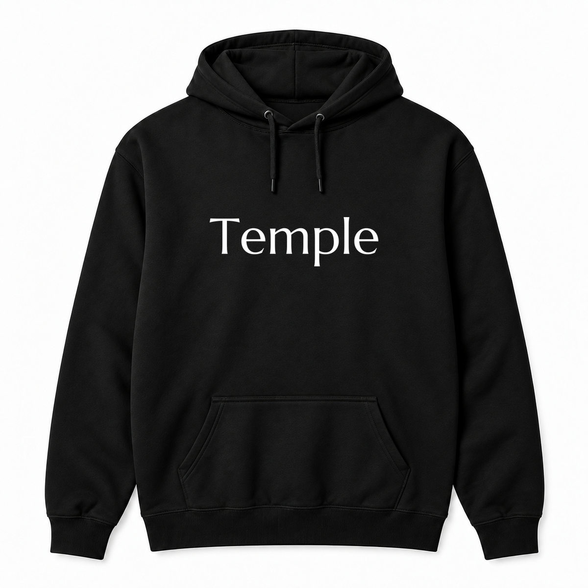Temple Hoodie in black
