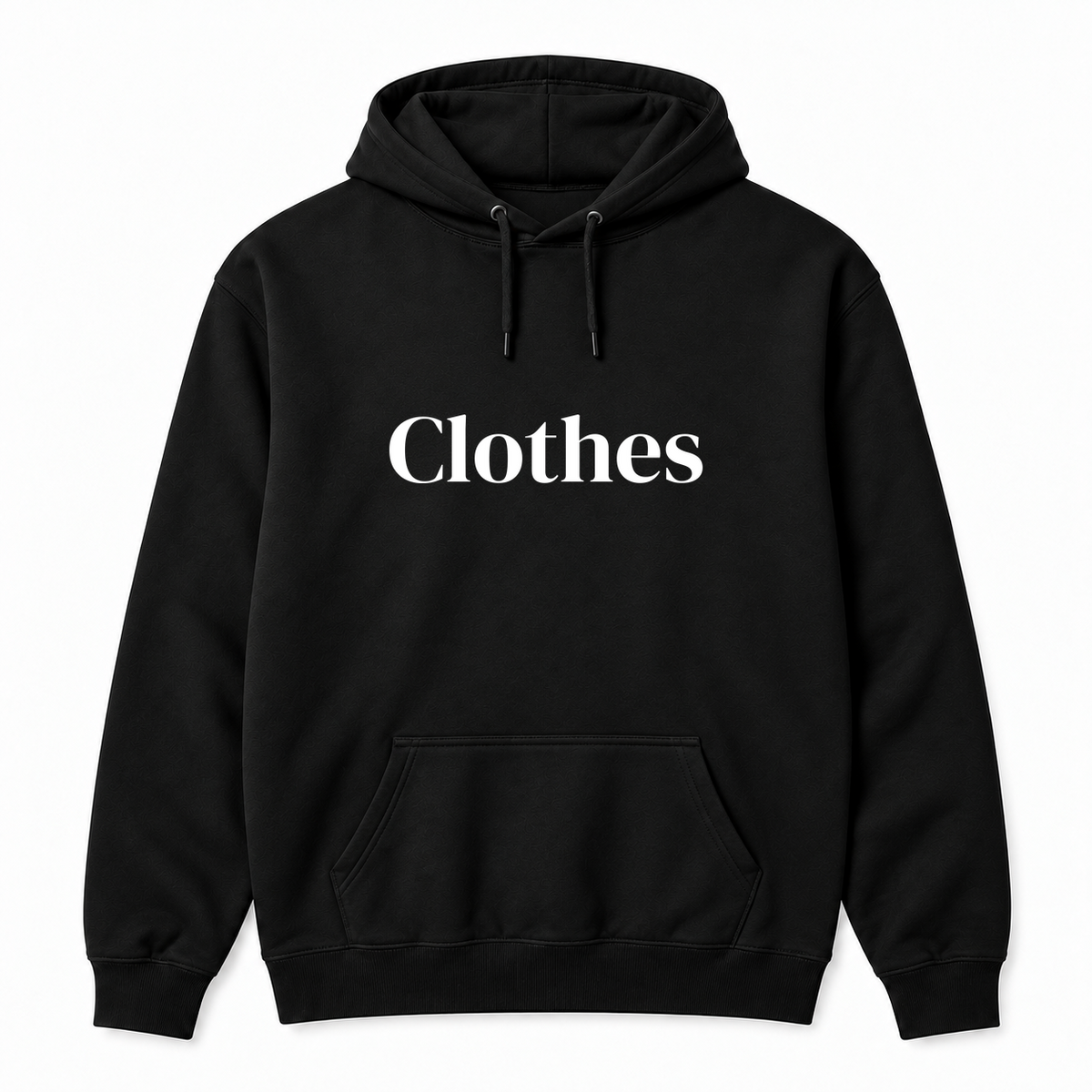 Clothes Hoodie in black