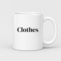 Clothes Mug in white