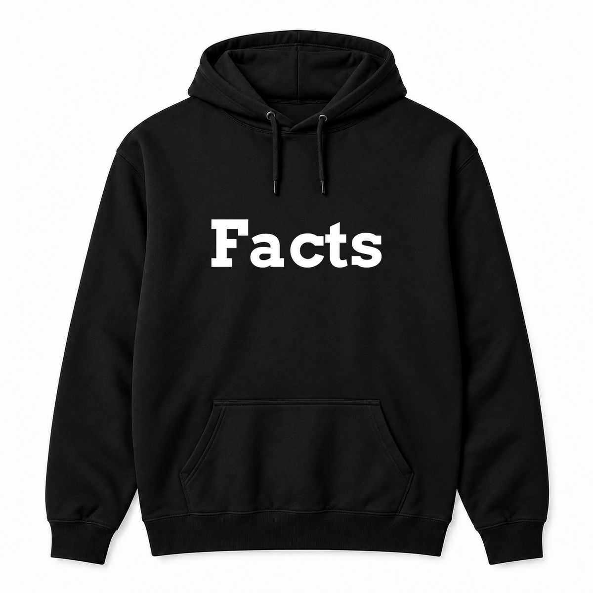 Facts Hoodie in black