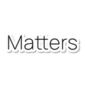 Matters die-cut sticker