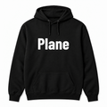 Plane Hoodie in black