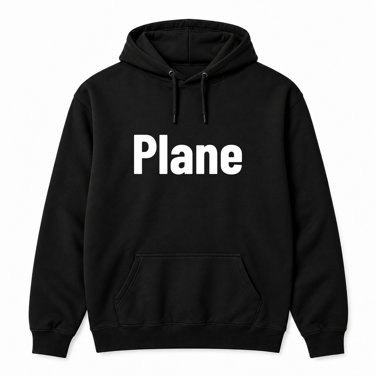 Plane Hoodie in black