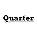 Quarter die-cut sticker