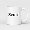 Scott Mug in white