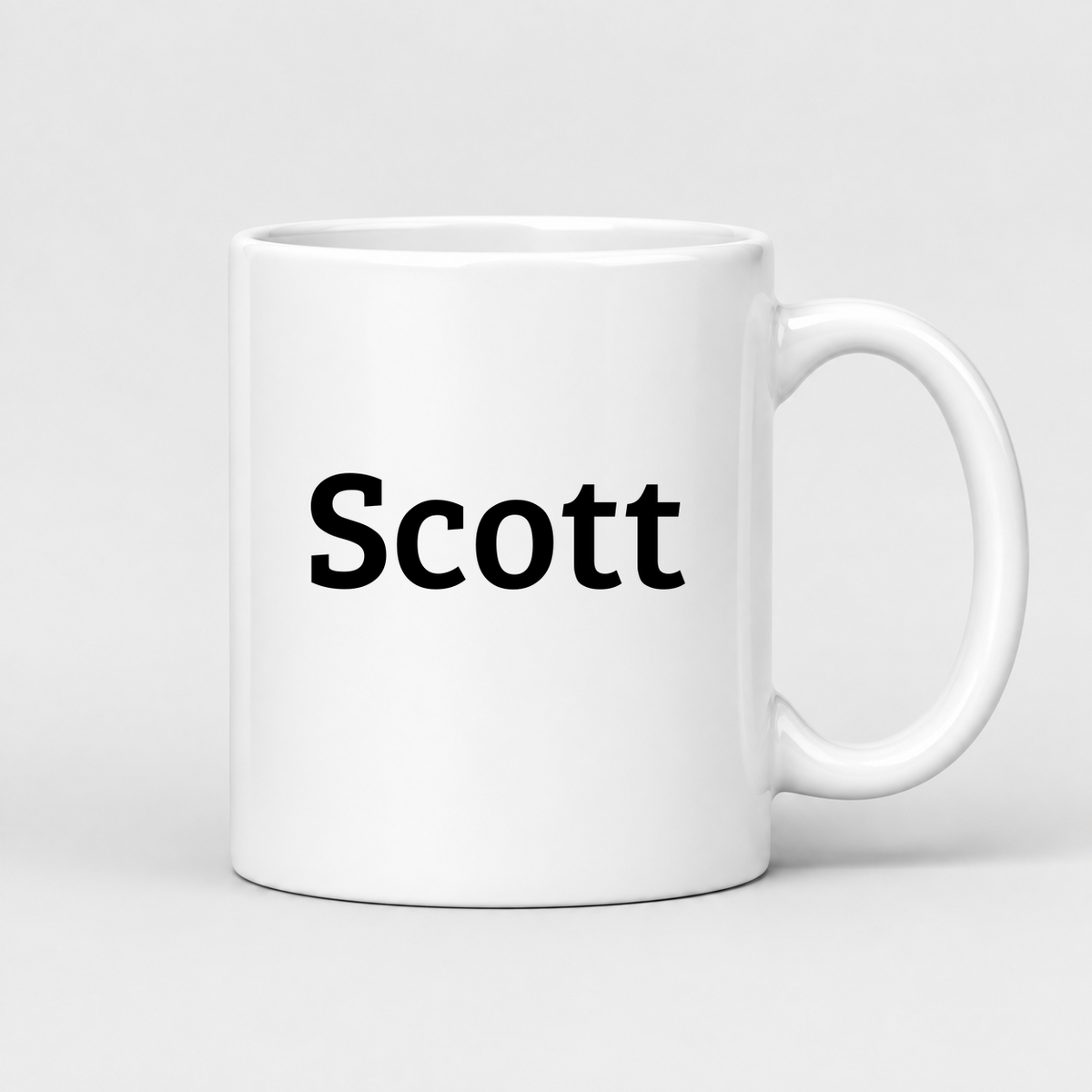 Scott Mug in white