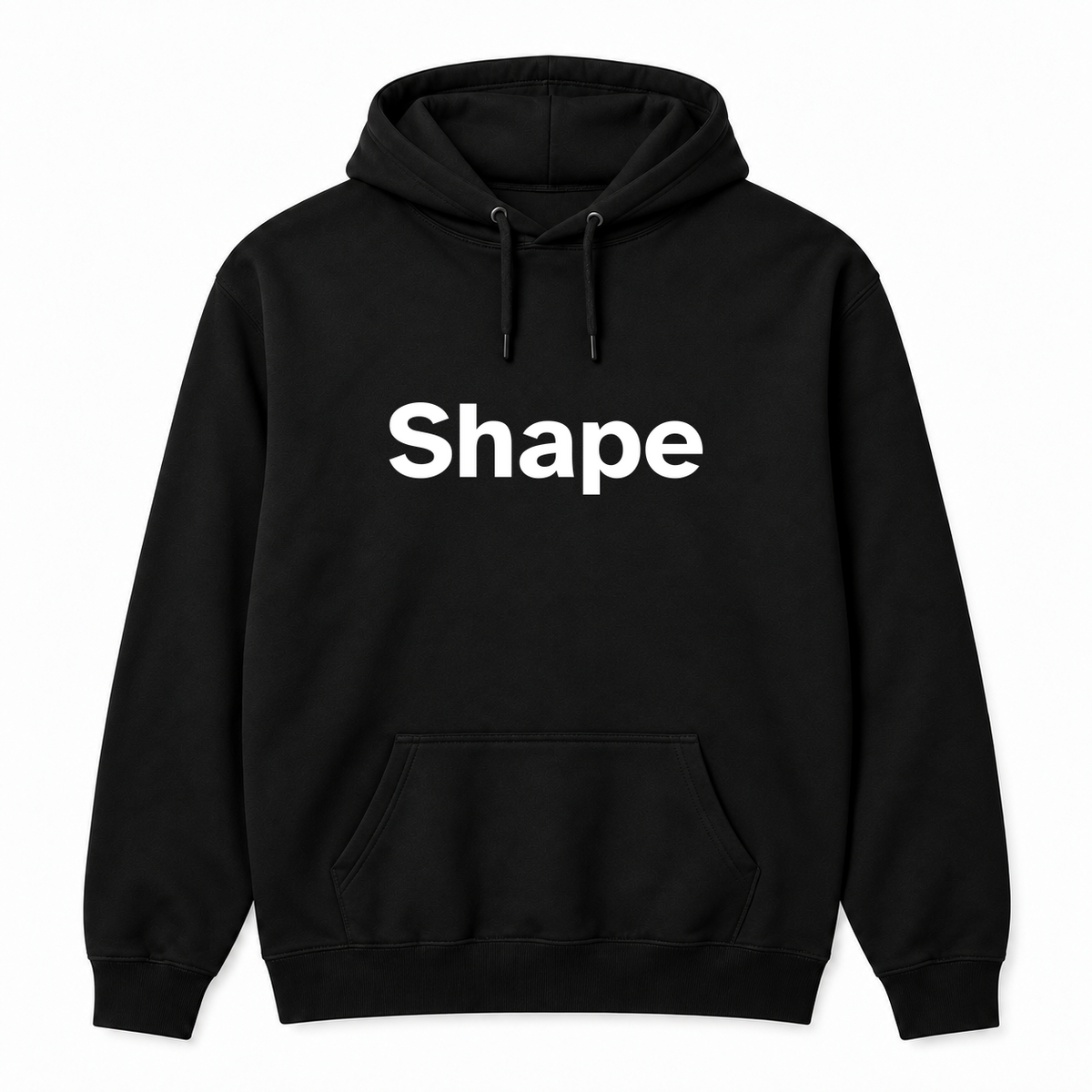 Shape Hoodie in black