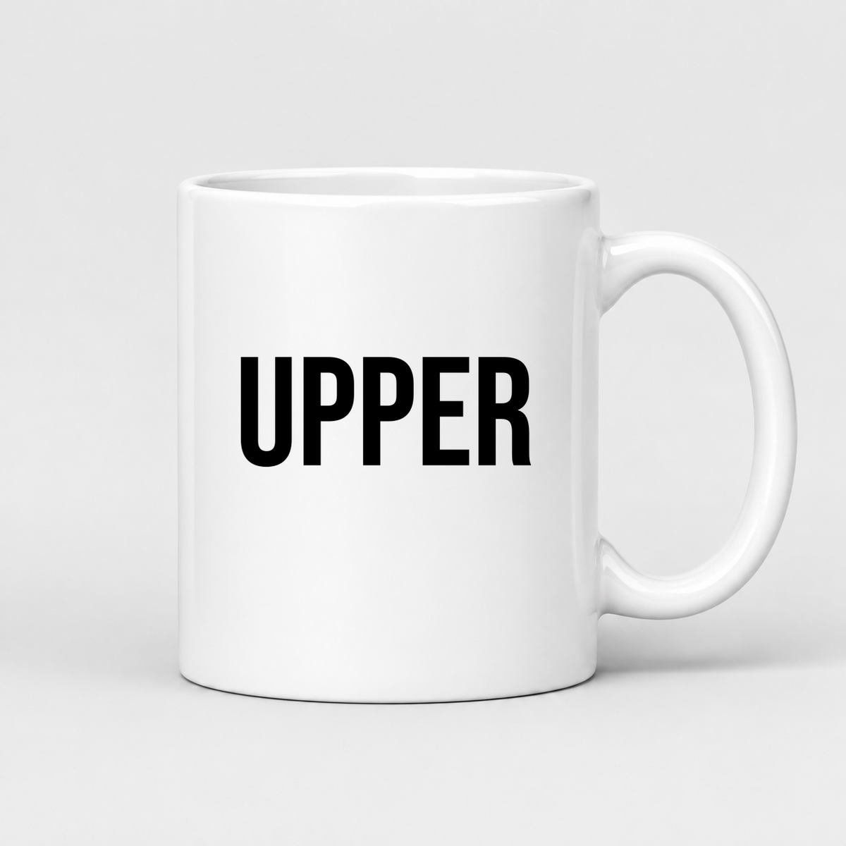 Upper Mug in white