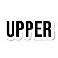 Upper die-cut sticker