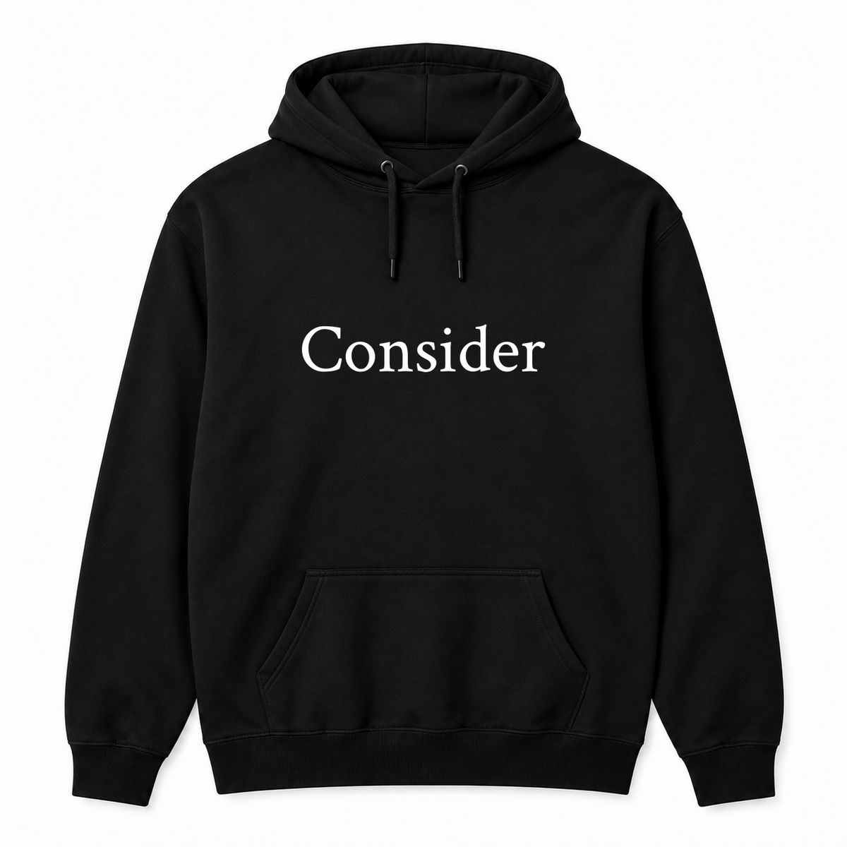 Consider Hoodie in black