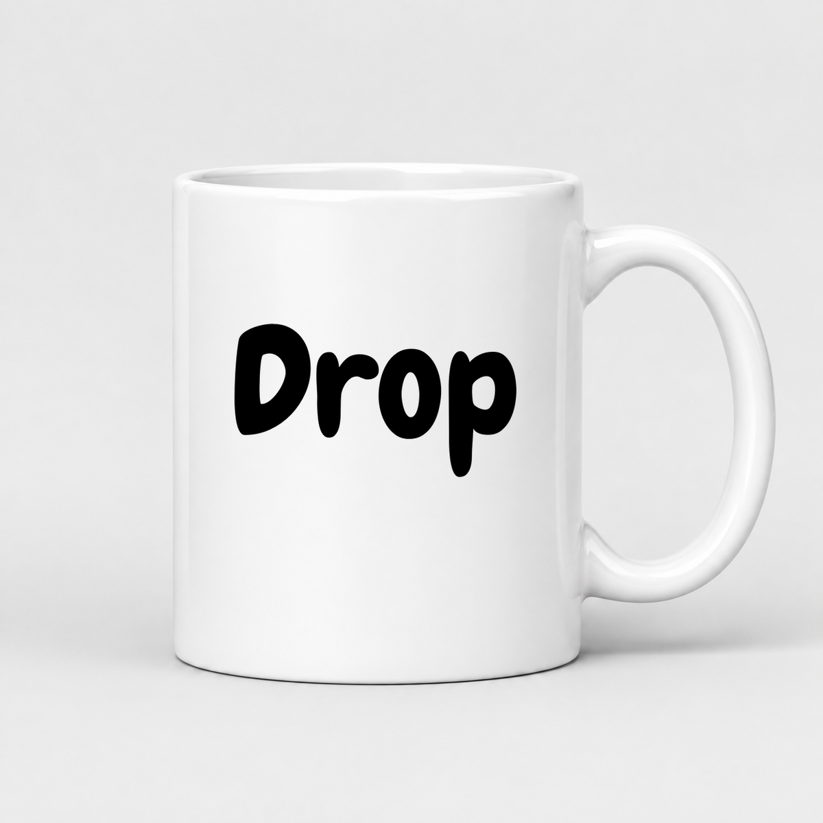 Drop Mug in white