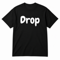 Drop T-Shirt in black