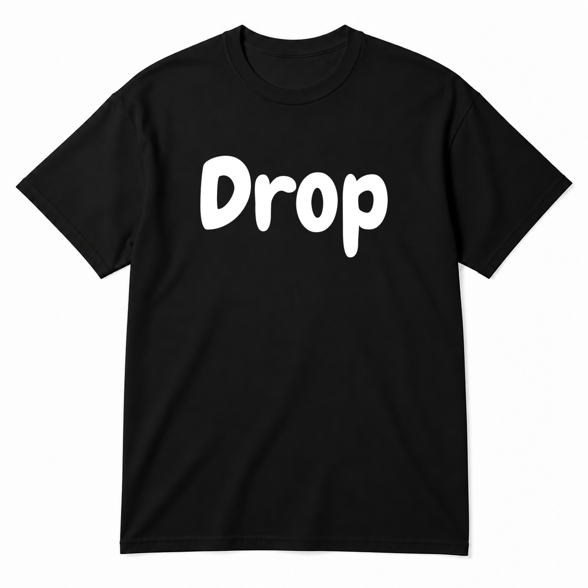 Drop T-Shirt in black