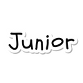 Junior die-cut sticker