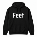 Feet Hoodie in black