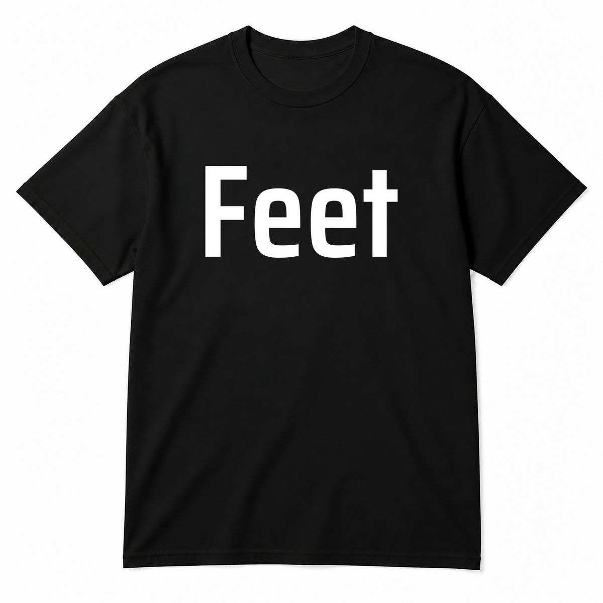 Feet T-Shirt in black