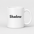 Shadow Mug in white