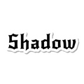 Shadow die-cut sticker