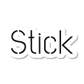Stick die-cut sticker