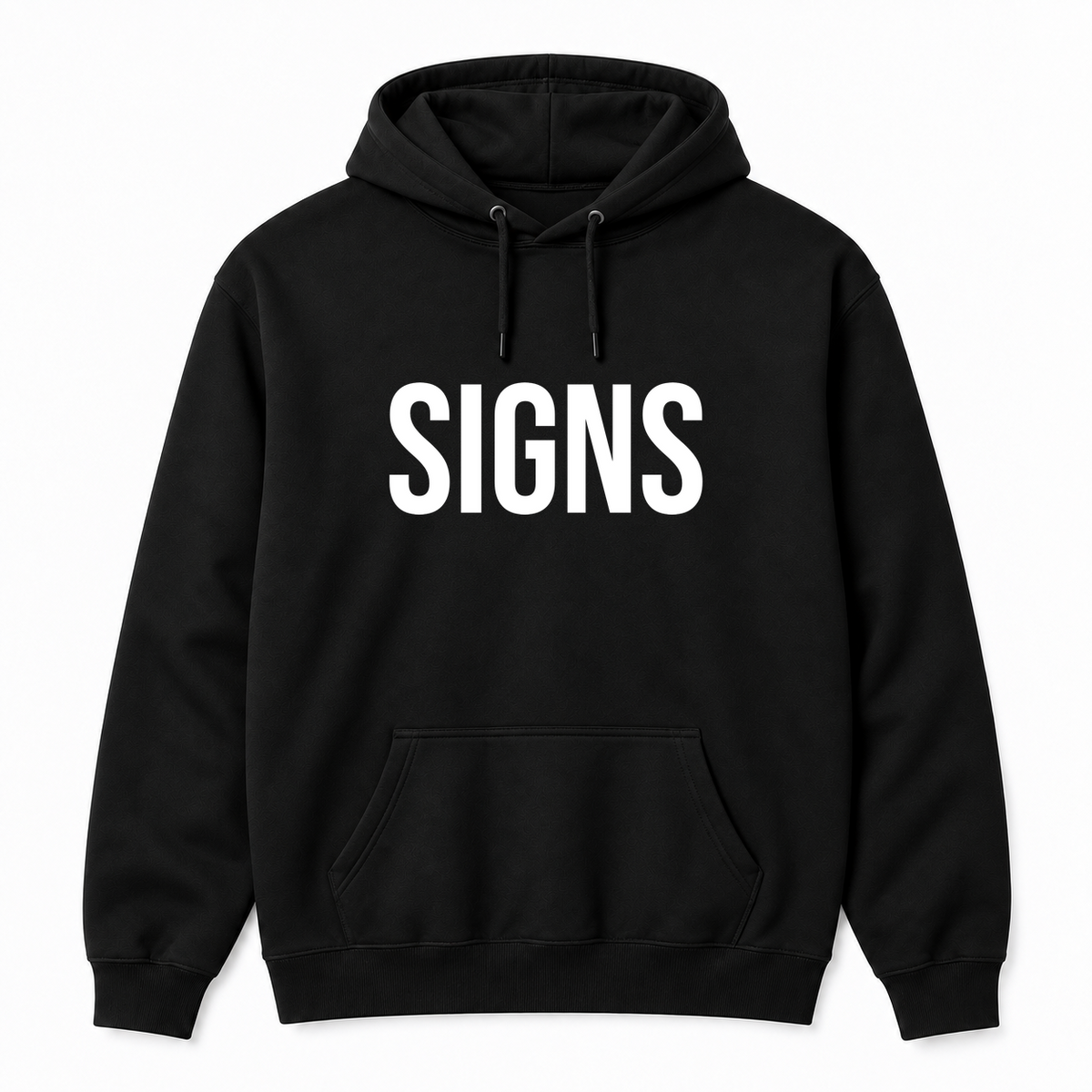 Signs Hoodie in black