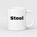Steel Mug in white