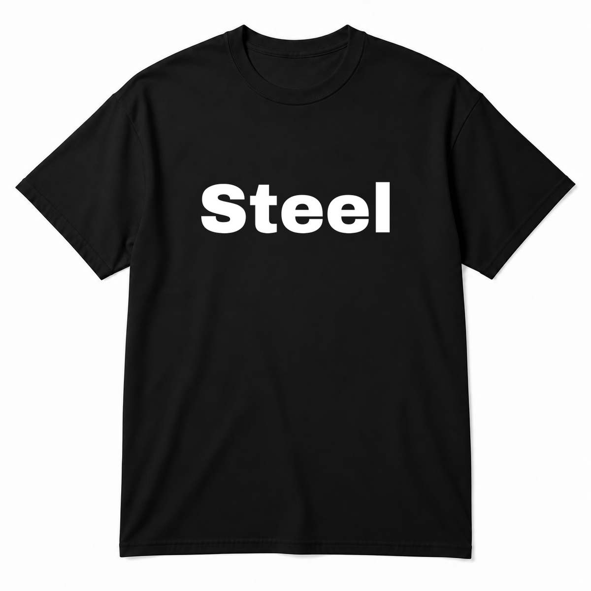 Steel T-Shirt in black