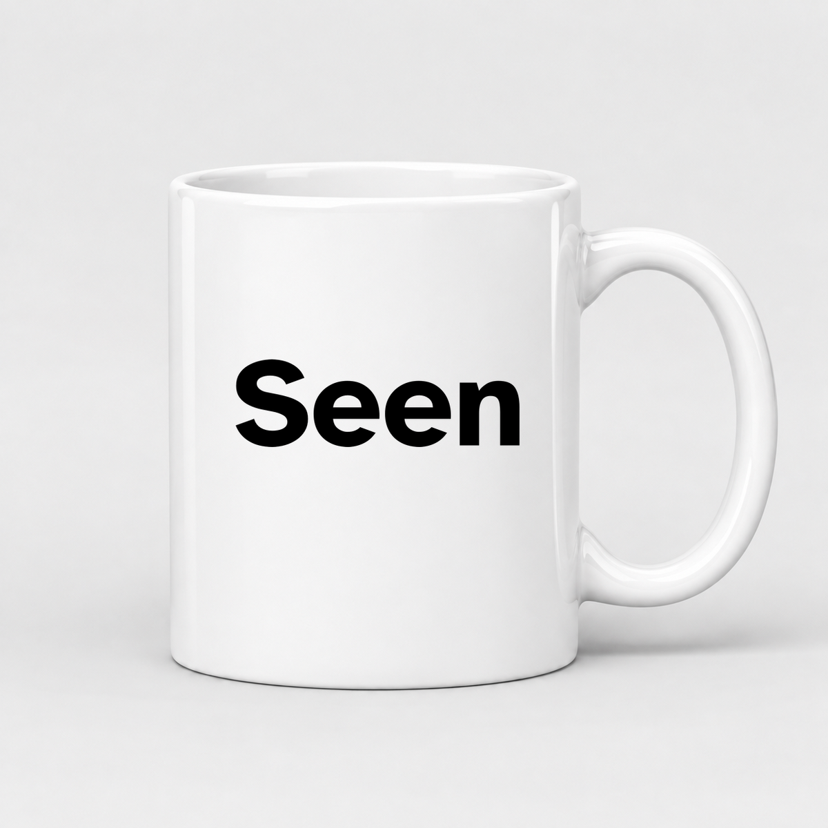 Seen Mug in white