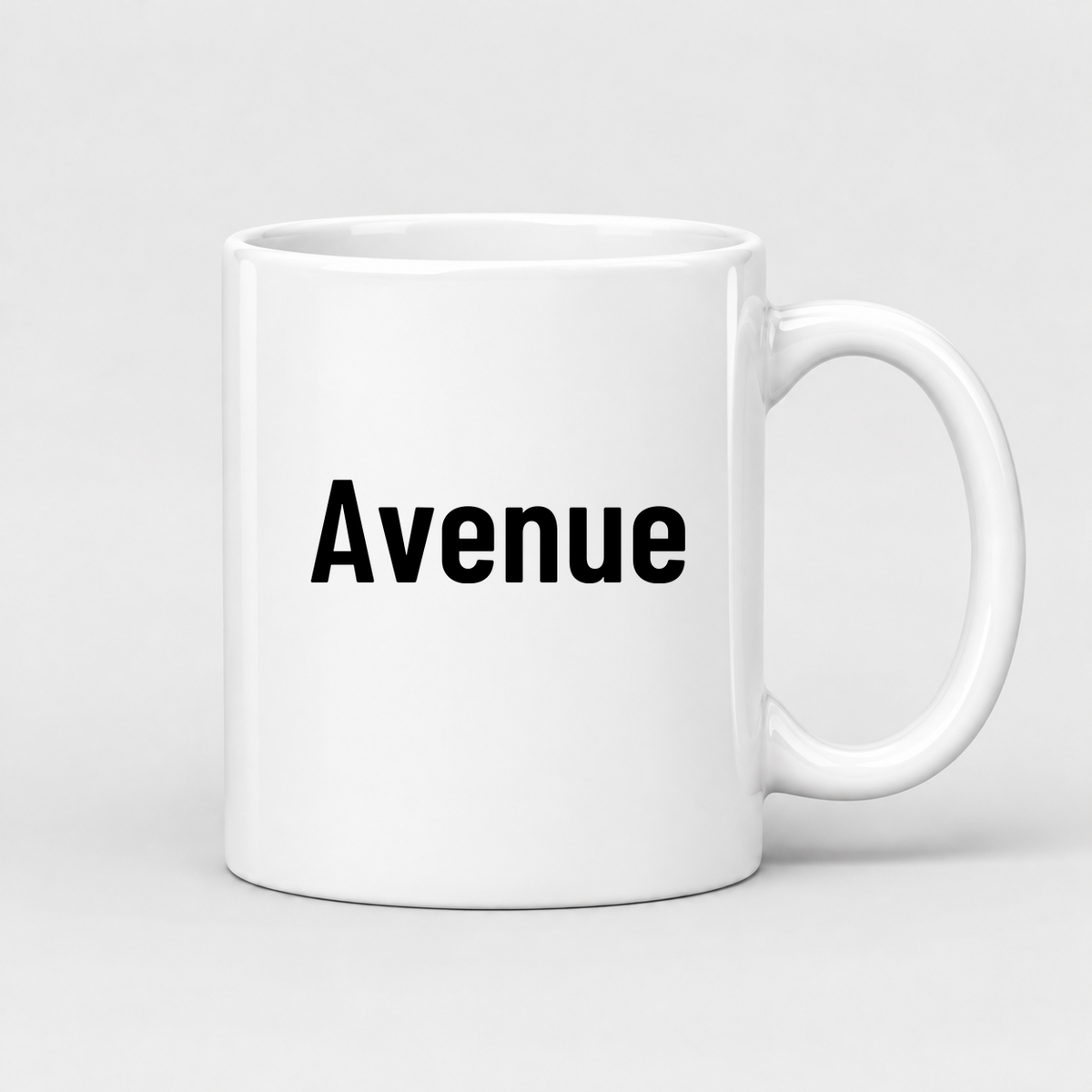 Avenue Mug in white