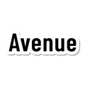 Avenue die-cut sticker