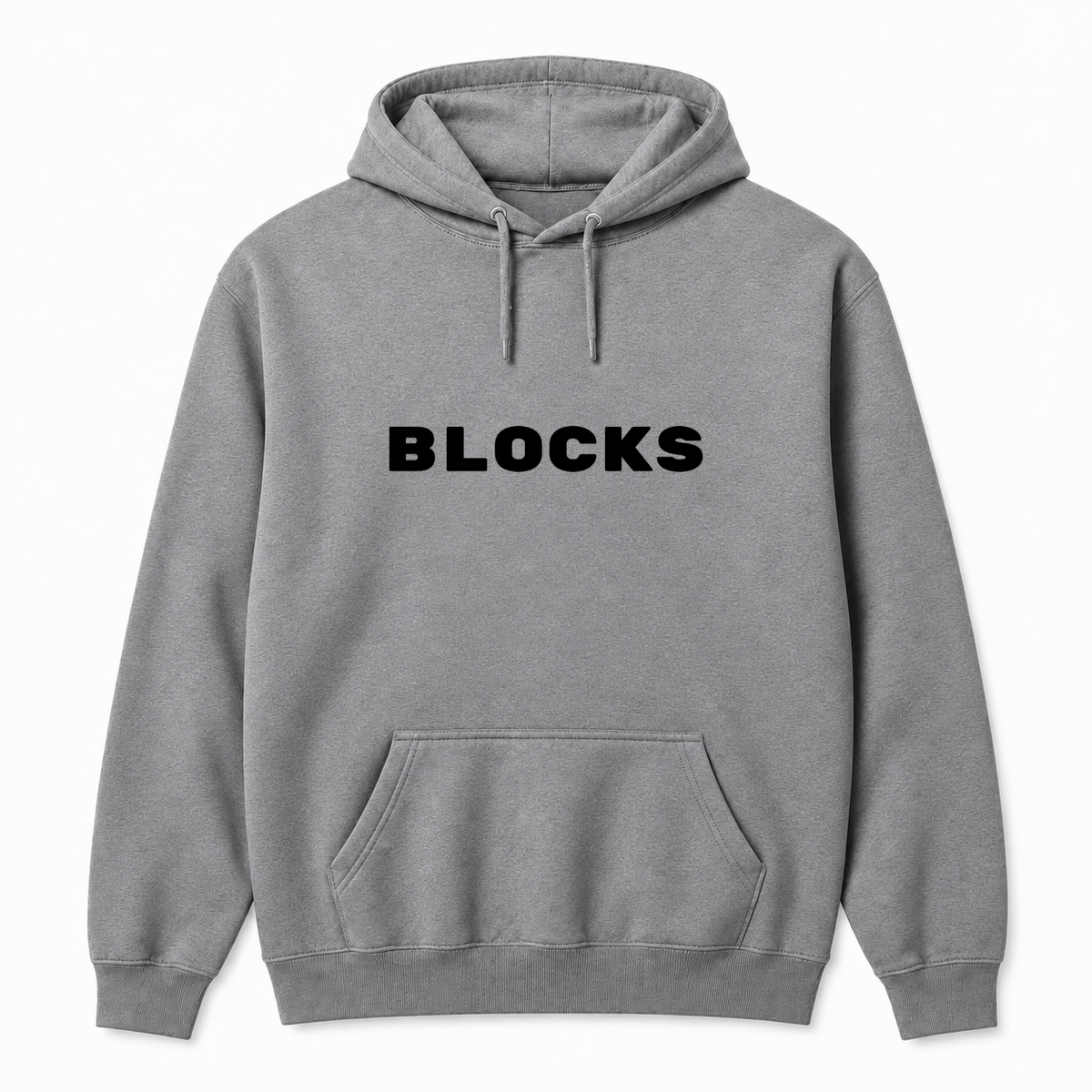Blocks Hoodie in gray