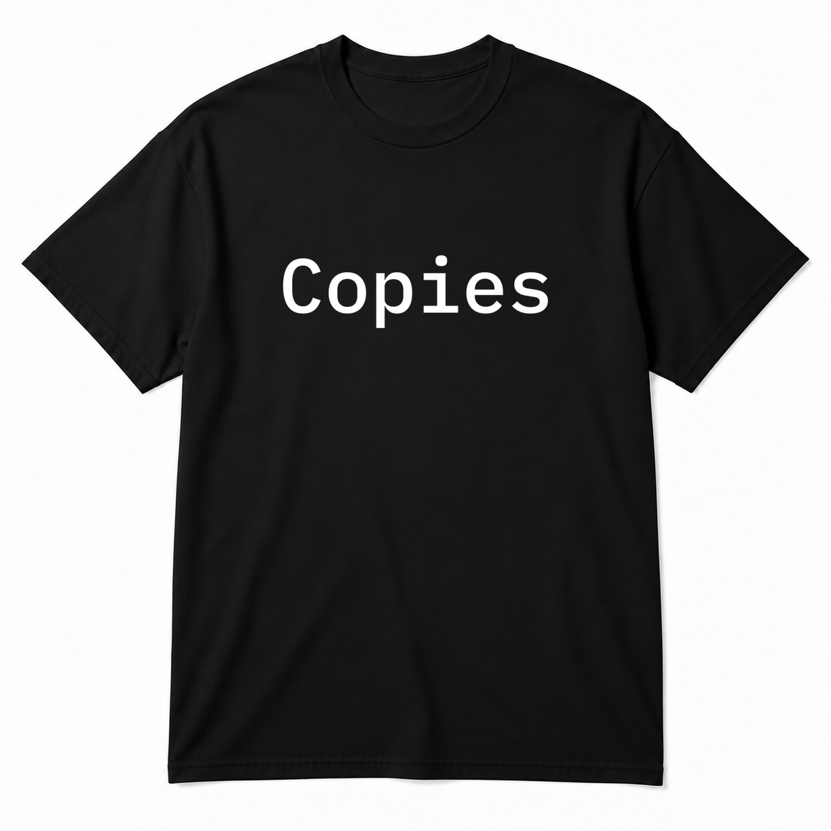 Copies T-Shirt in black