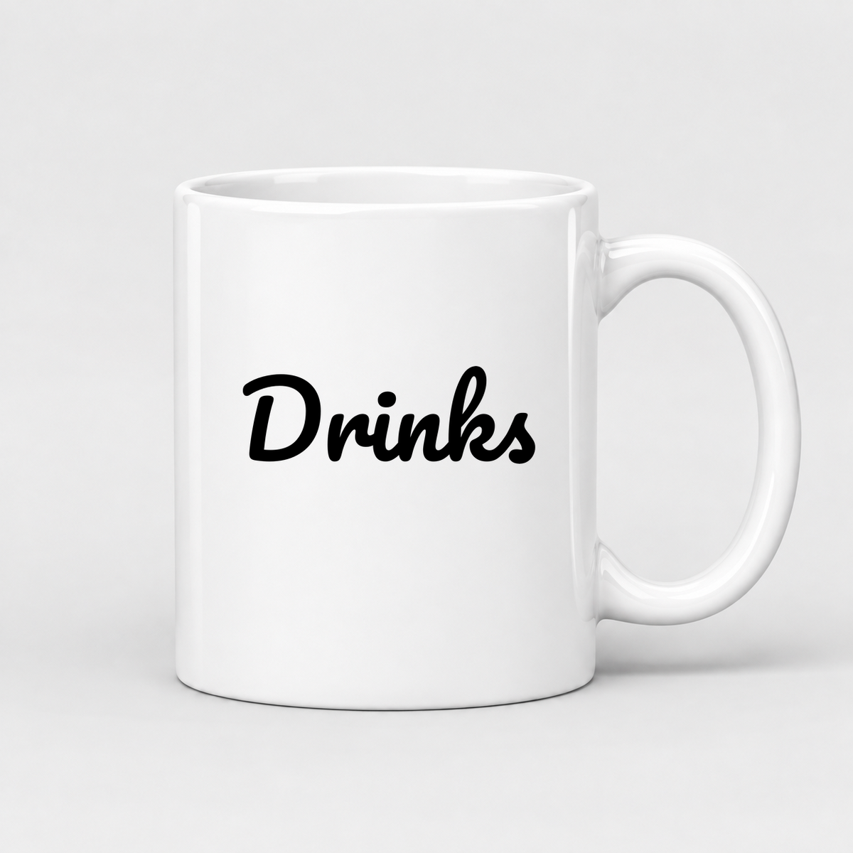 Drinks Mug in white