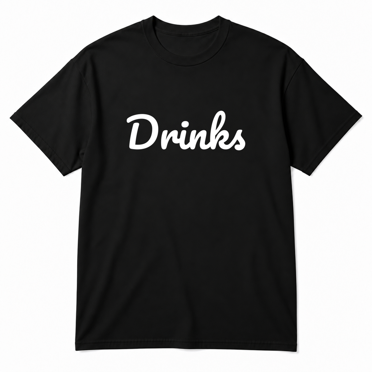 Drinks T-Shirt in black