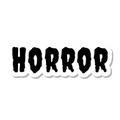 Horror die-cut sticker