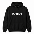 Output Hoodie in black