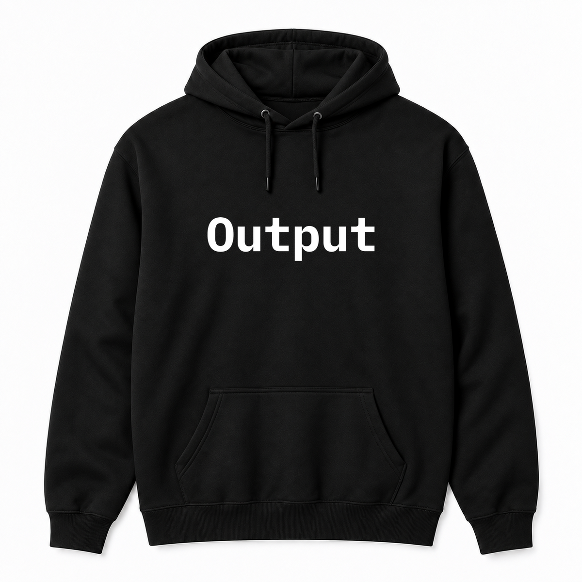 Output Hoodie in black