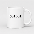 Output Mug in white