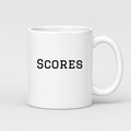 Scores Mug in white
